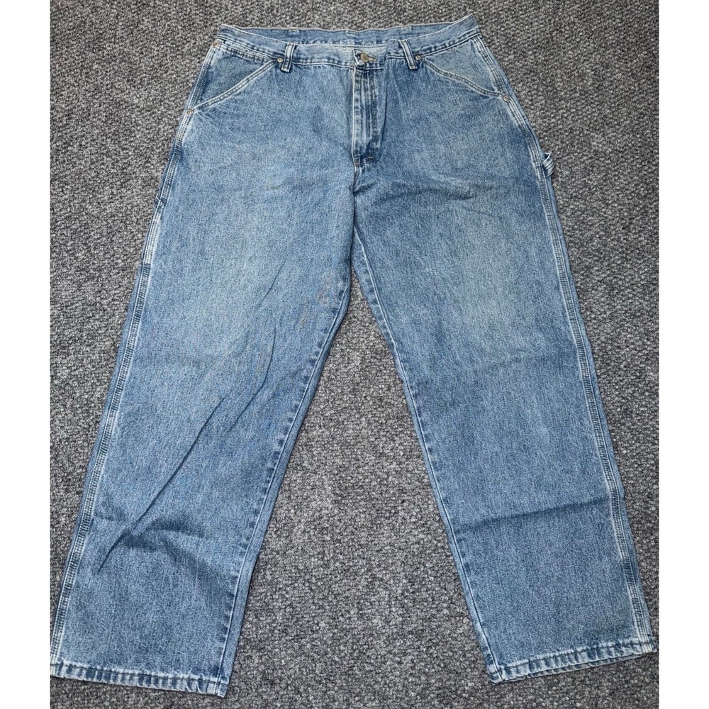 Wrangler‎ Authentics Men's Carpenter Jeans 36x30 Light Wash